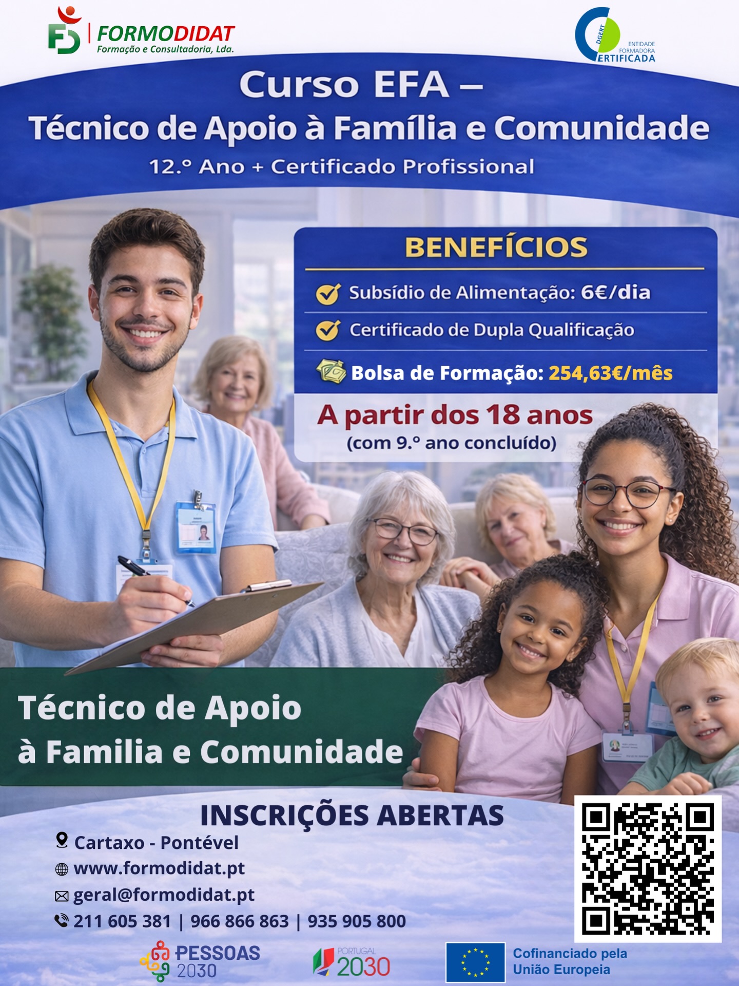 Técnico/a de Apoio Familiar e de Apoio à comunidade