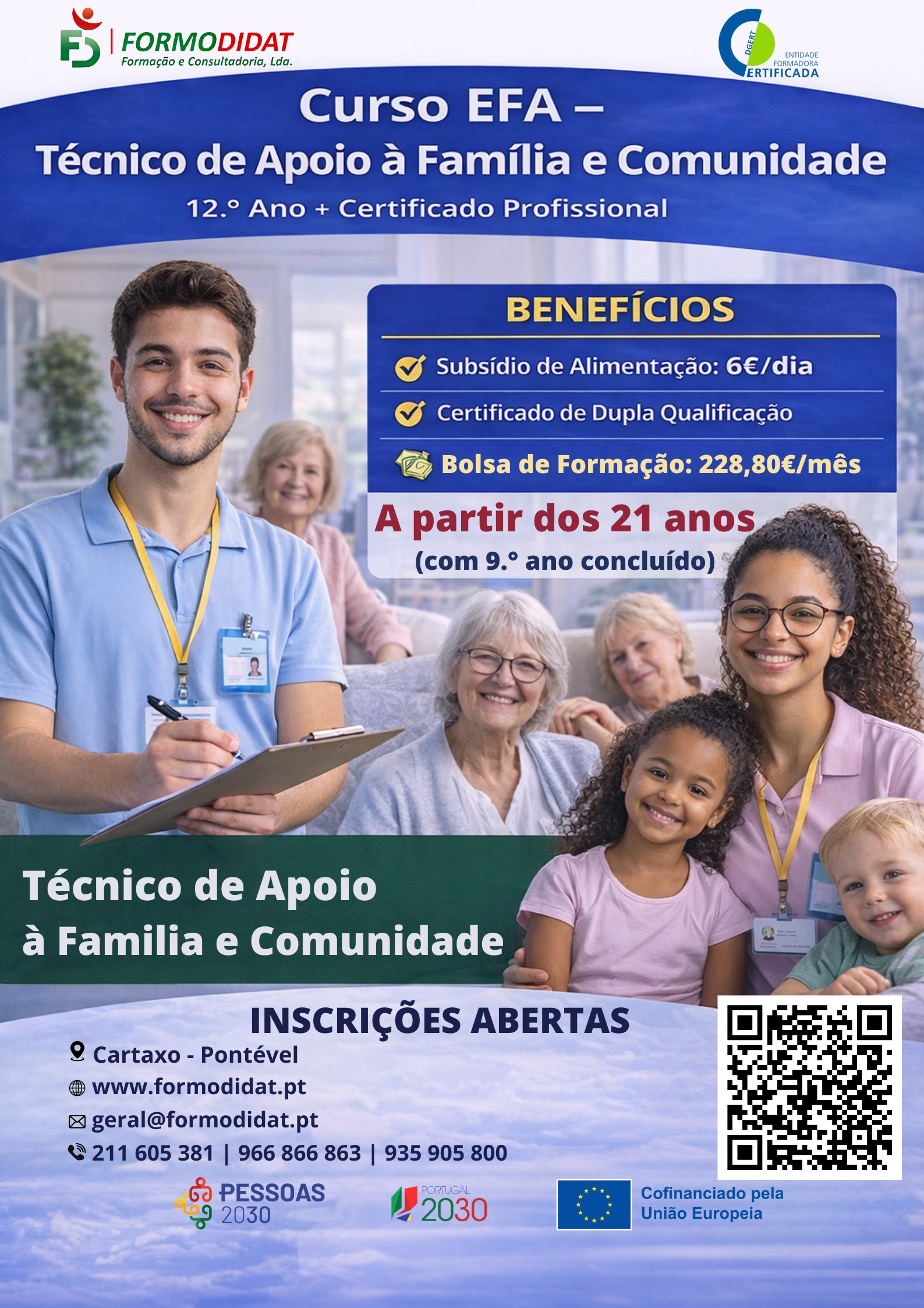 Técnico/a de Apoio Familiar e de Apoio à comunidade